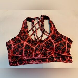 CVG Rage Red Large Butterfly Back Bra